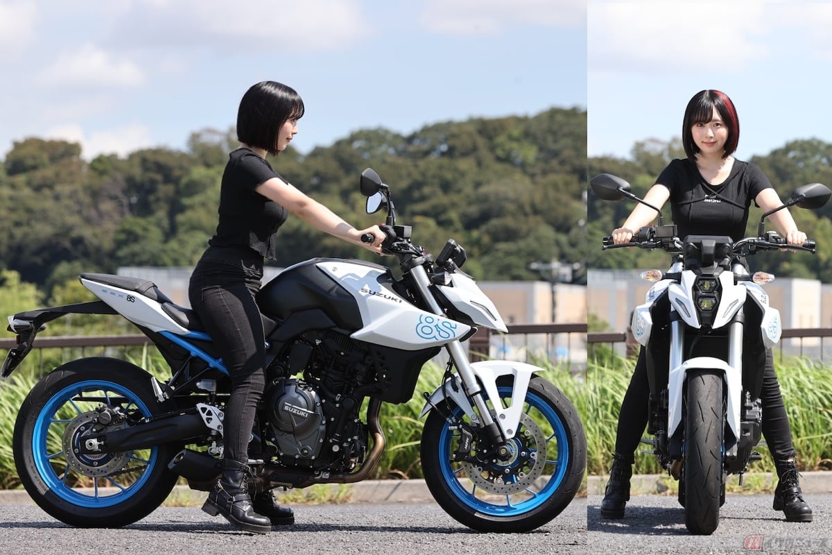 シート高810mmだけれど、身長155cmの私でも思ってたよりは足がつく!