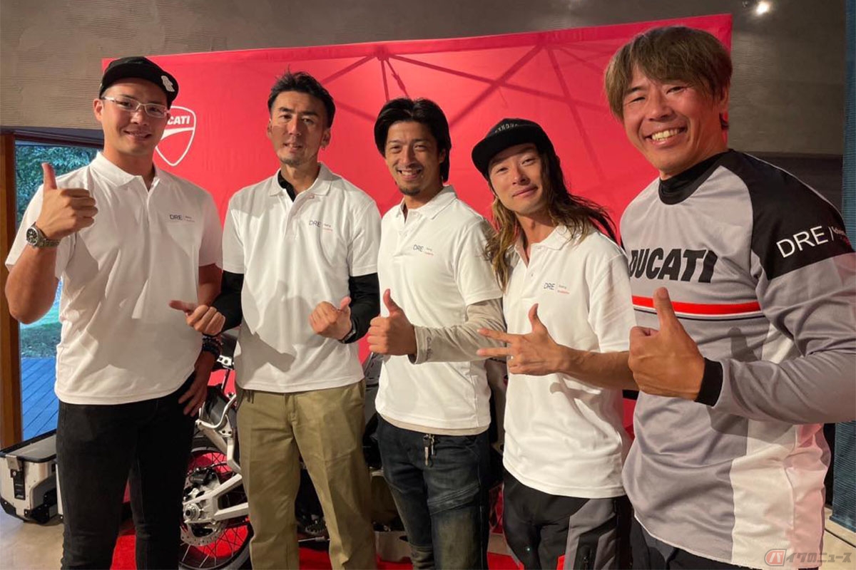 今回の講師陣。左から僕、和泉さん、藤原さん、風間さん、三橋さん
