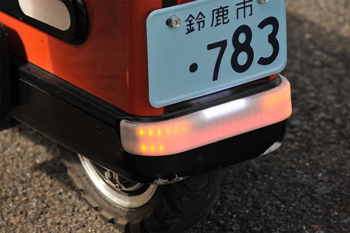 パーソナルモビリティでは珍しいミニカー(四輪)登録のナンバー