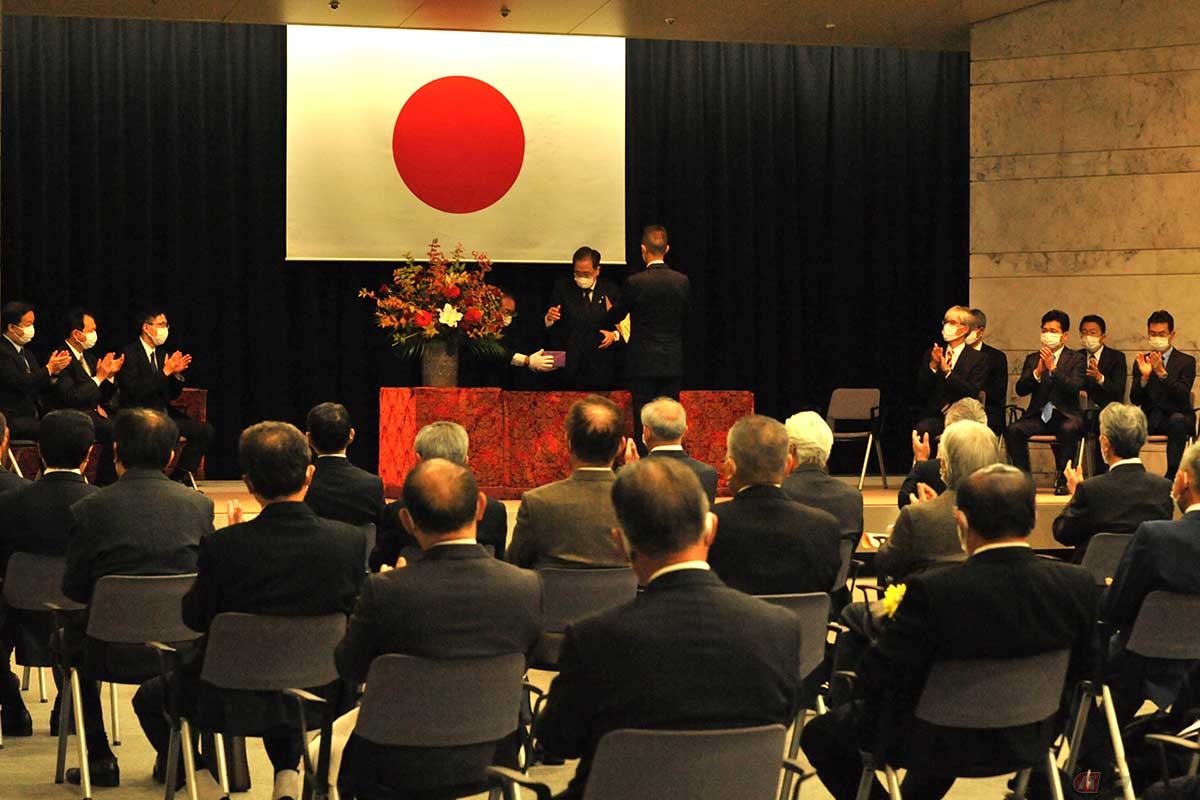 2022年10月25・26日、国土交通省にて自動車関係功労者に対して表彰式が行なわれた
