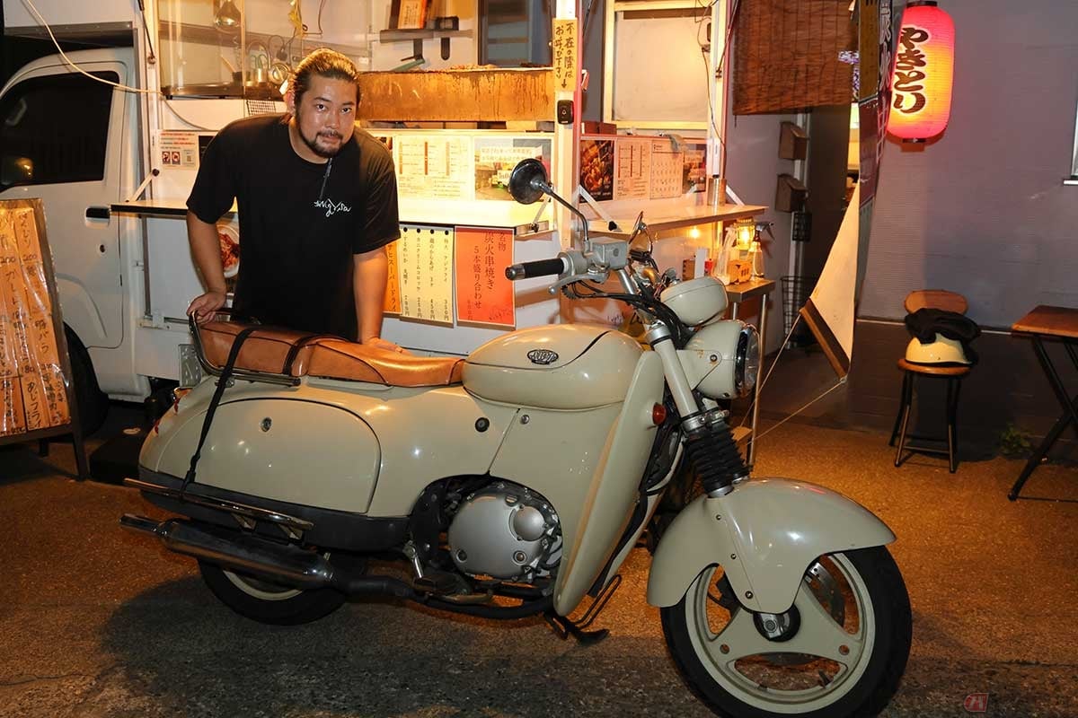 吉田さんの愛車は小学生の頃に憧れていたスズキ「SW-1」