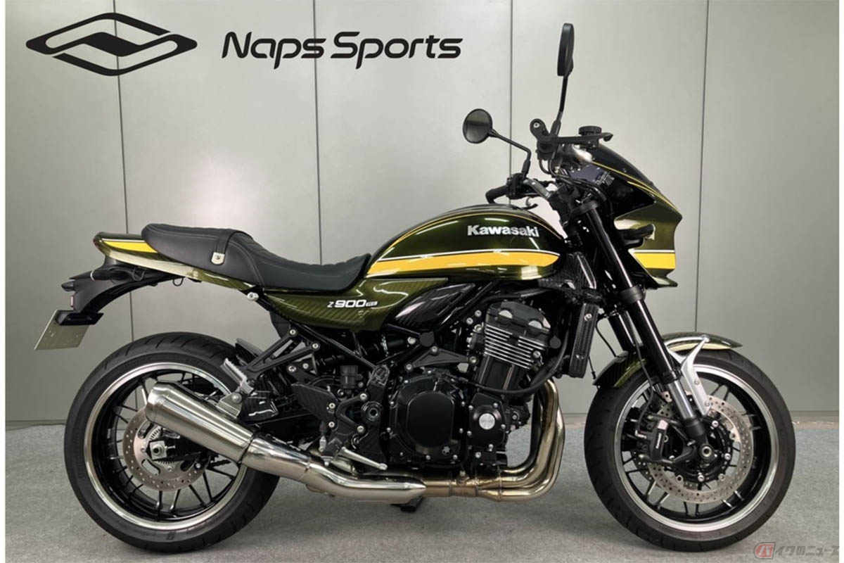 Naps Sportsのカワサキ「Z900RS」用カーボンパーツ装着車両