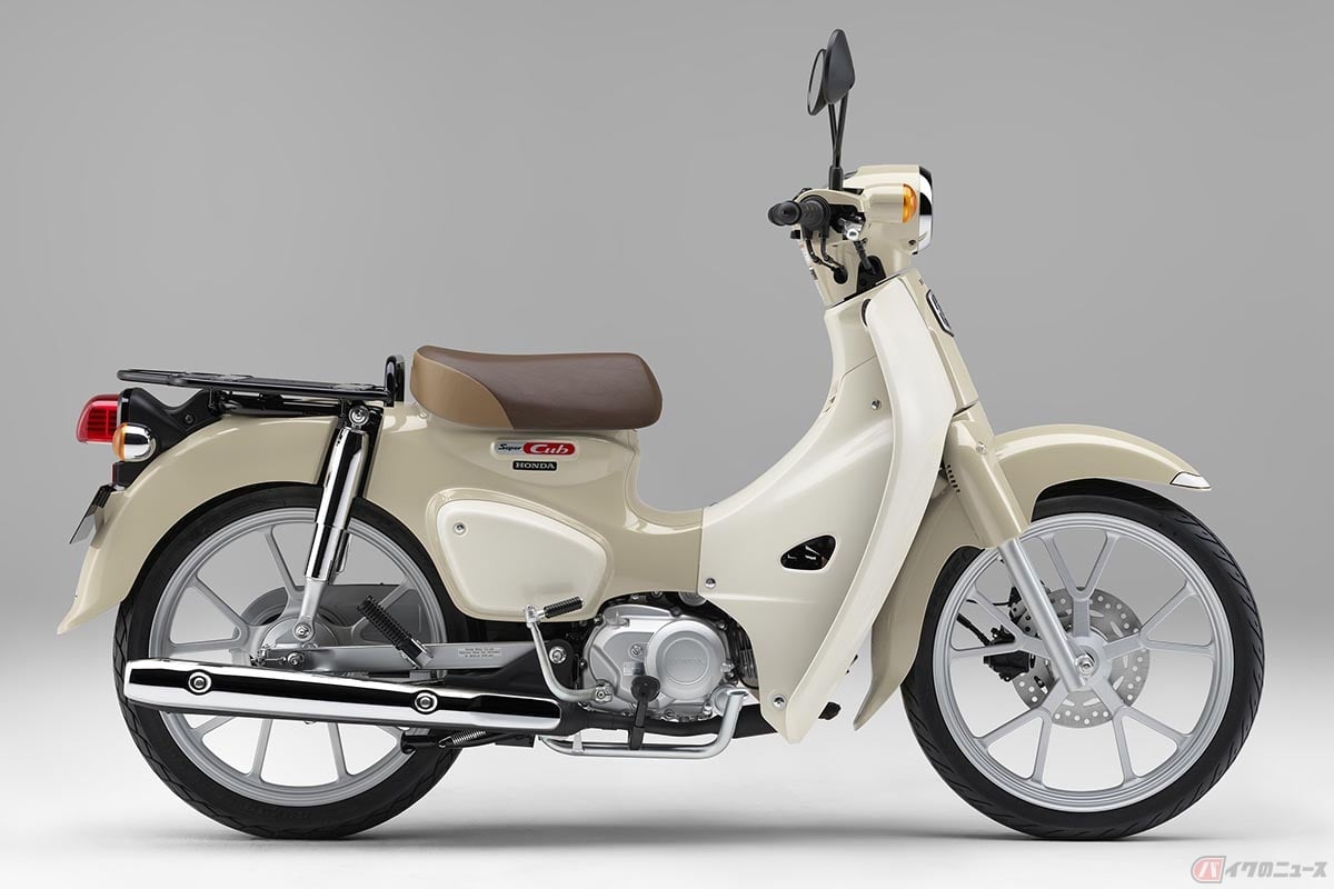 「Honda Global Motorcycle Technician Contest」競技車両の「スーパーカブ110」