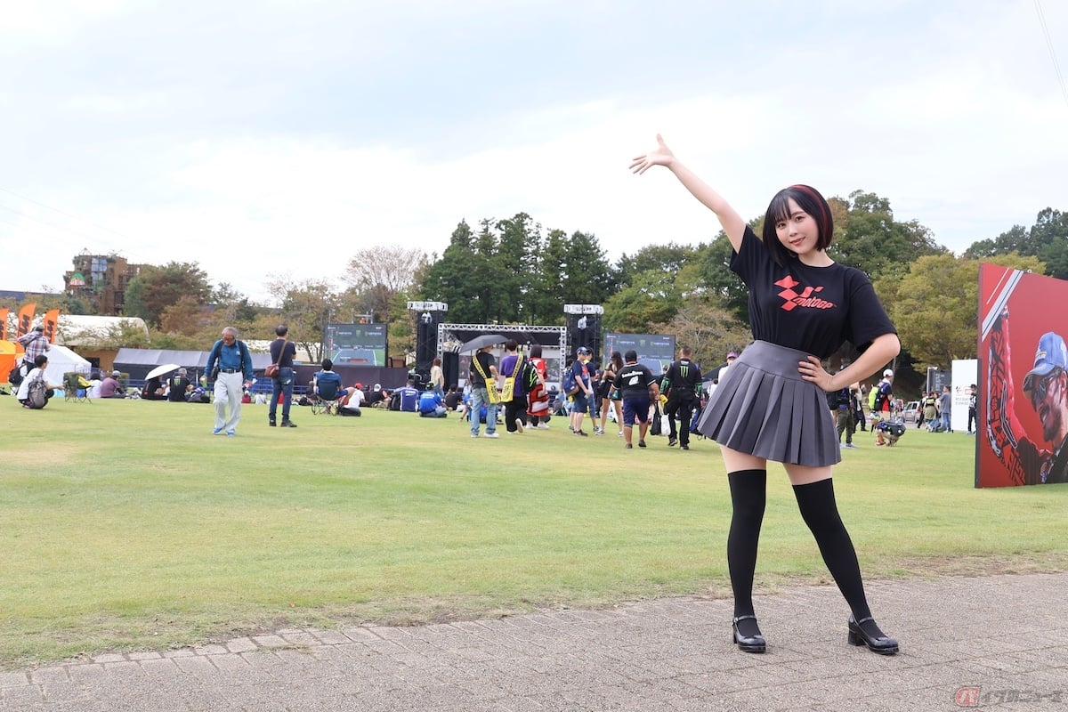 MotoGPが開催されたモビリティリゾートもてぎの会場内