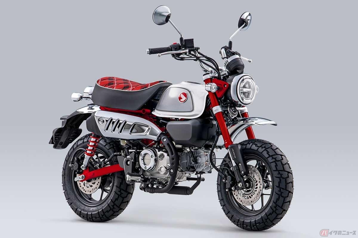 ホンダ「モンキー125」の最小回転半径は1.9mと小さい