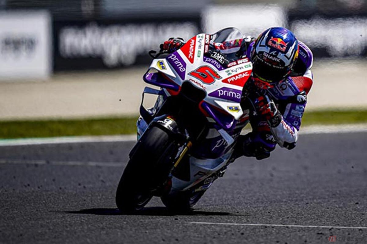 MotoGP第16戦オーストラリアGPで優勝したヨハン・ザルコ選手(プリマ・プラマック・レーシング)