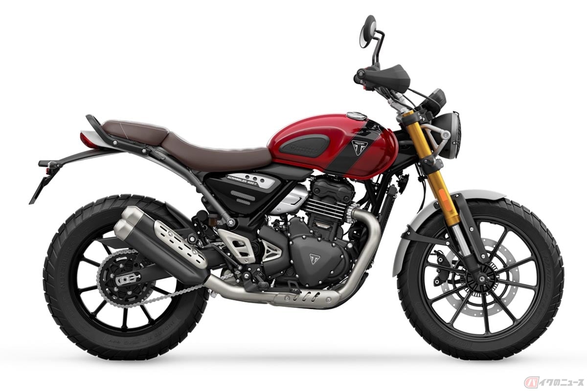 トライアンフ「SCRAMBLER 400 X」