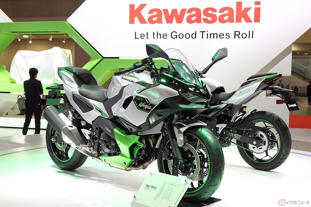 世界初の量産型ストロングハイブリッド車カワサキ「Ninja 7 Hybrid」