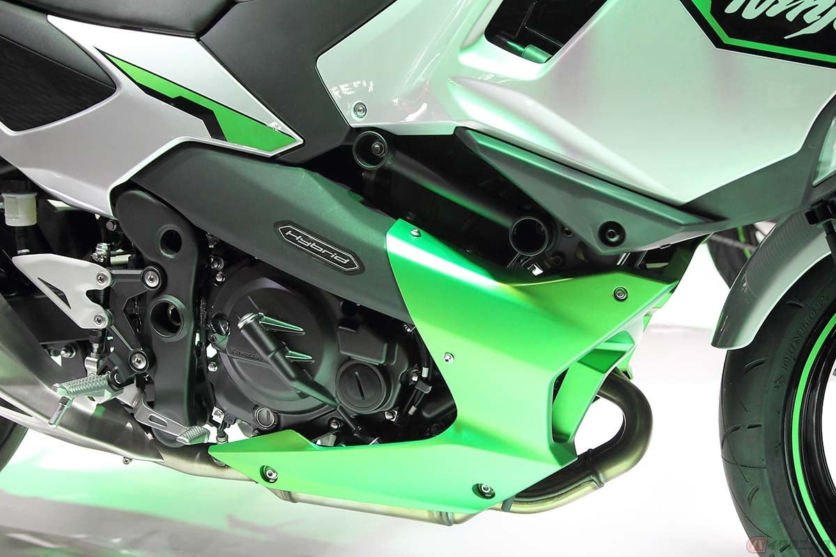 世界初の量産型ストロングハイブリッド車カワサキ「Ninja 7 Hybrid」
