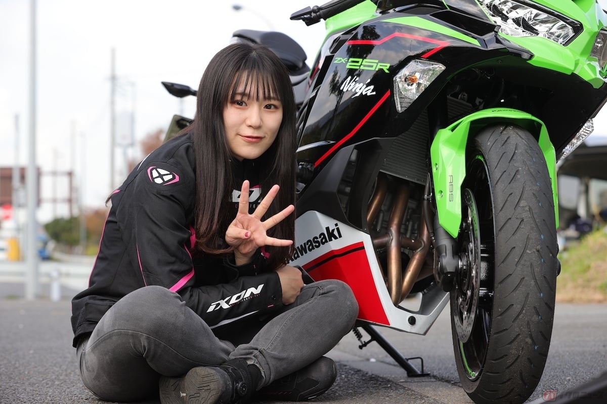 250ccながらも直列4気筒エンジンを搭載したカワサキ「Ninja ZX-25R」