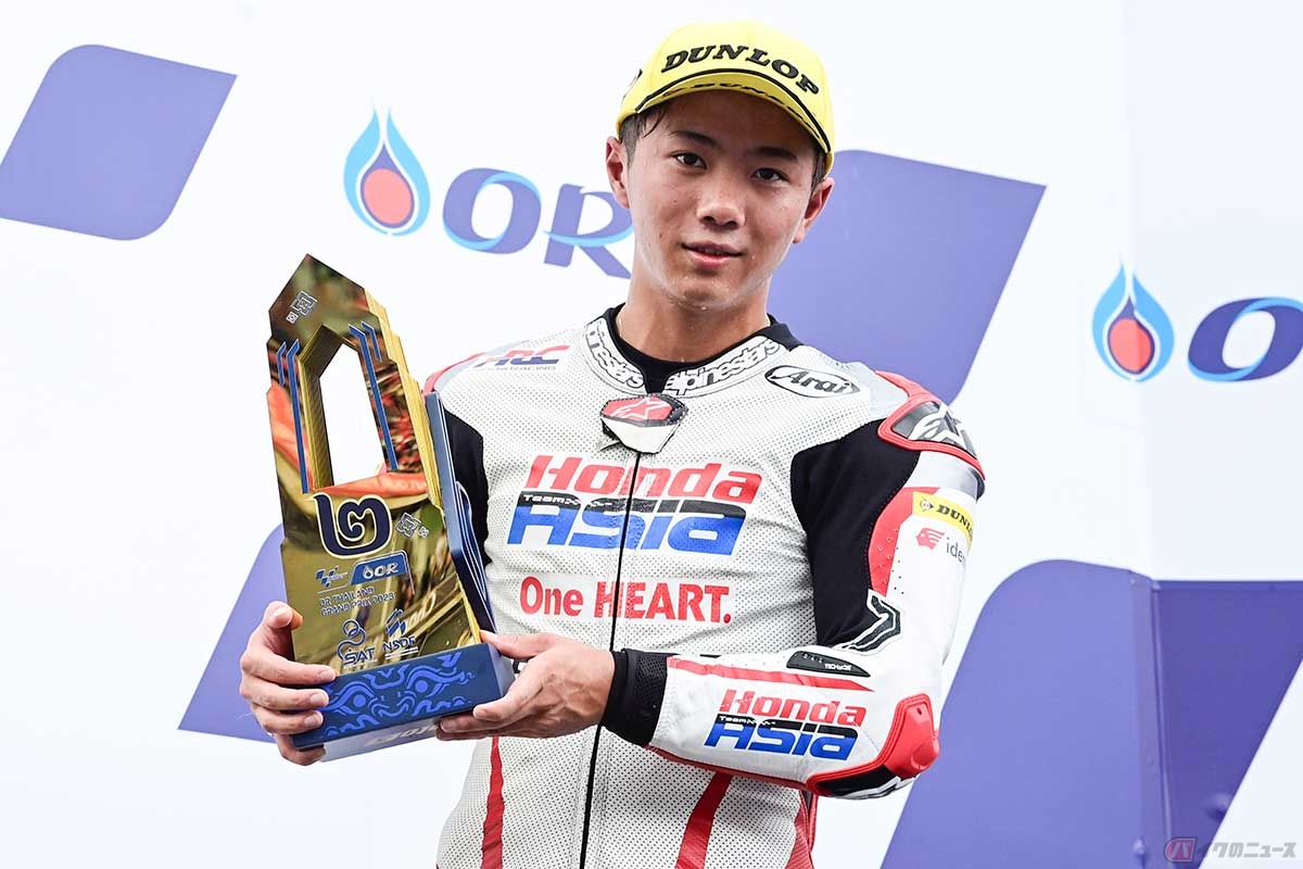 MotoGP第17戦タイGP】Moto3参戦2年目の古里太陽選手が初の表彰台を獲得