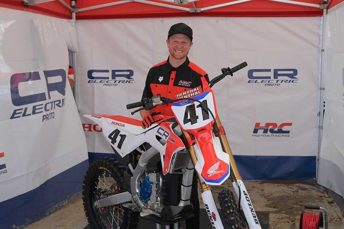ホンダ「CR ELECTRIC PRORO」を走らせるのはトレイ・カナード(Trey Canard)選手