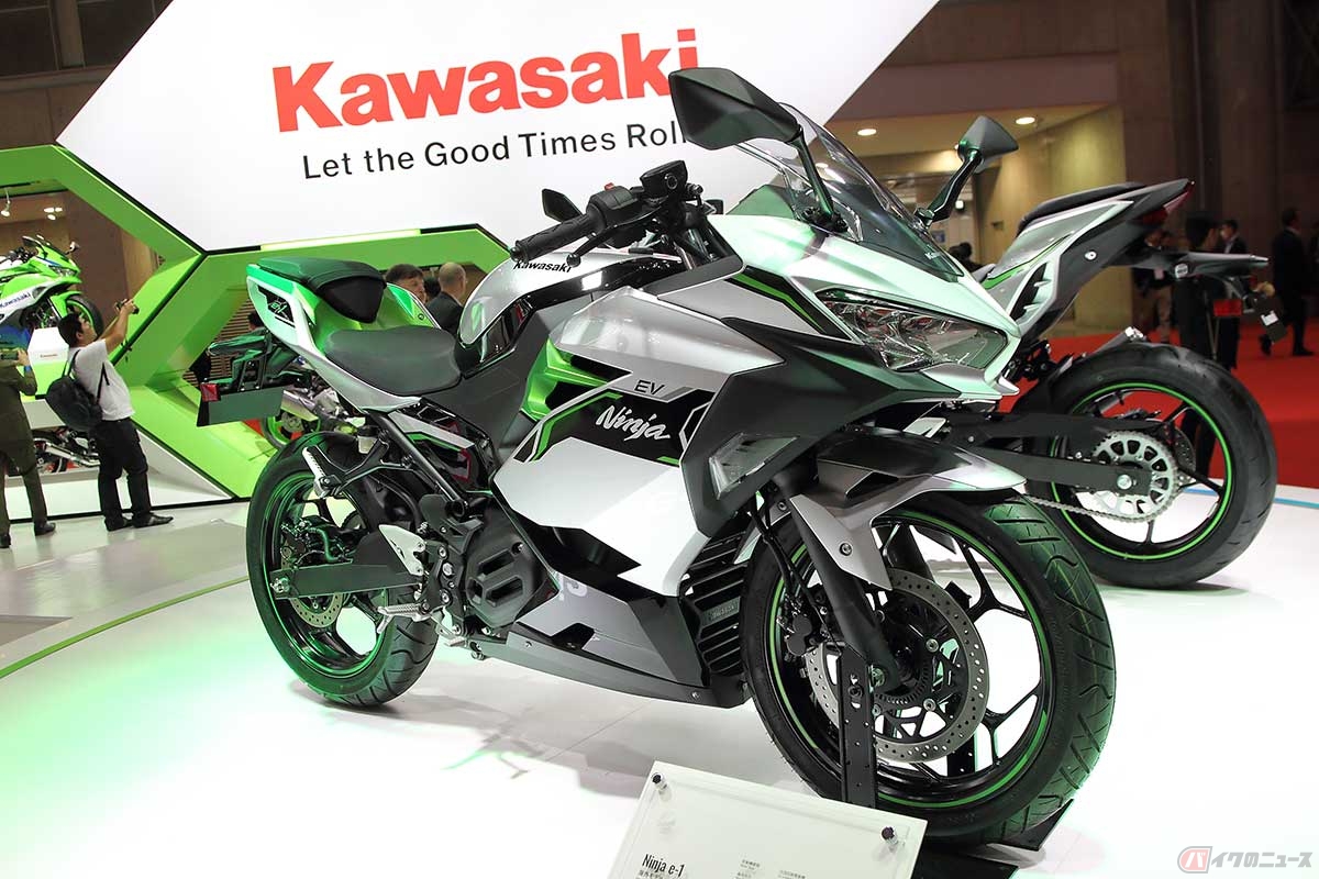 カワサキ初の電動バイク「Ninja e-1」に追求された走る楽しさ 「エコな