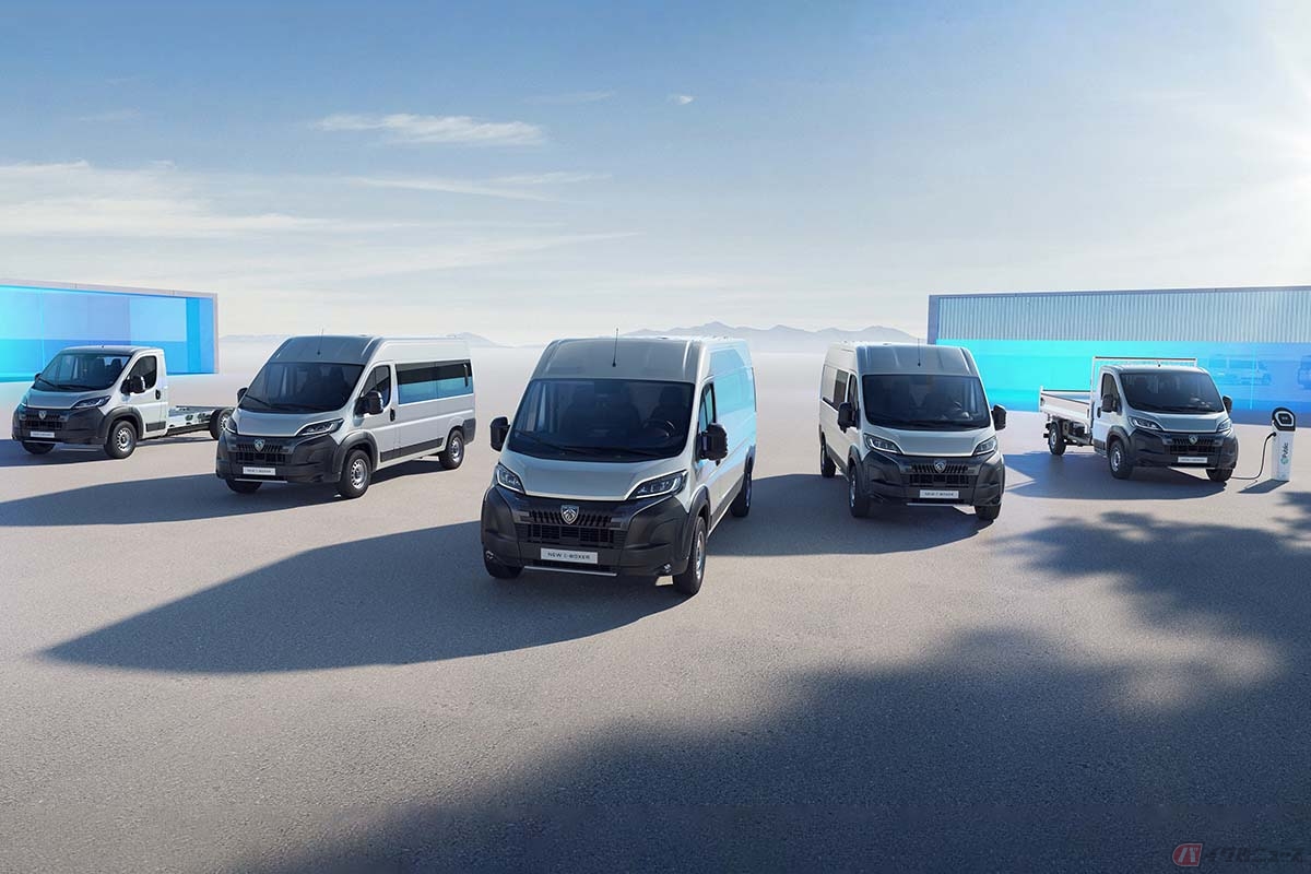 プジョーが公開した新型「E-BOXER」