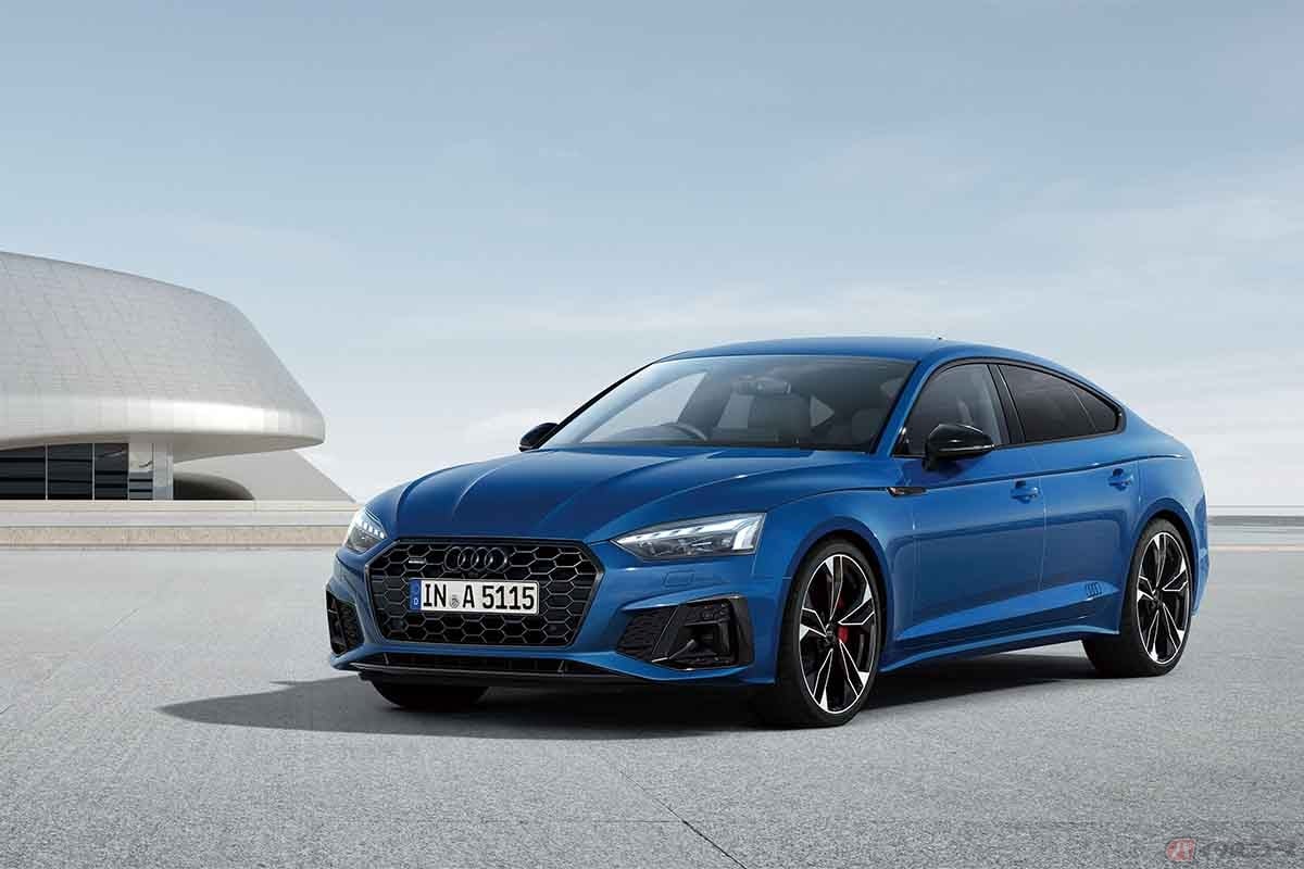 アウディが限定販売を開始した限定車「A5 Sportback S line competition plus」アスカリブルーメタリック