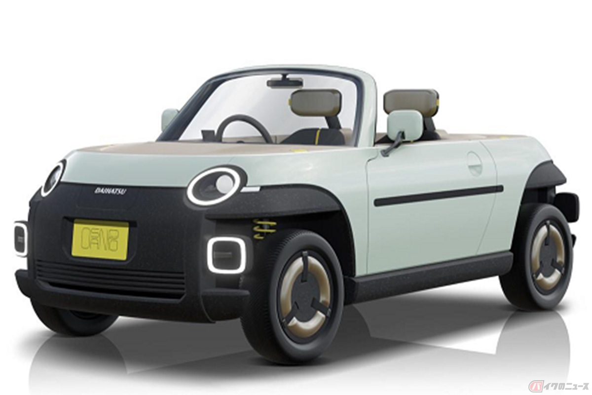第1回「JAPAN MOBILITY SHOW 2023」にダイハツが出展するコンセプトモデル「OSANPO(オサンポ)」
