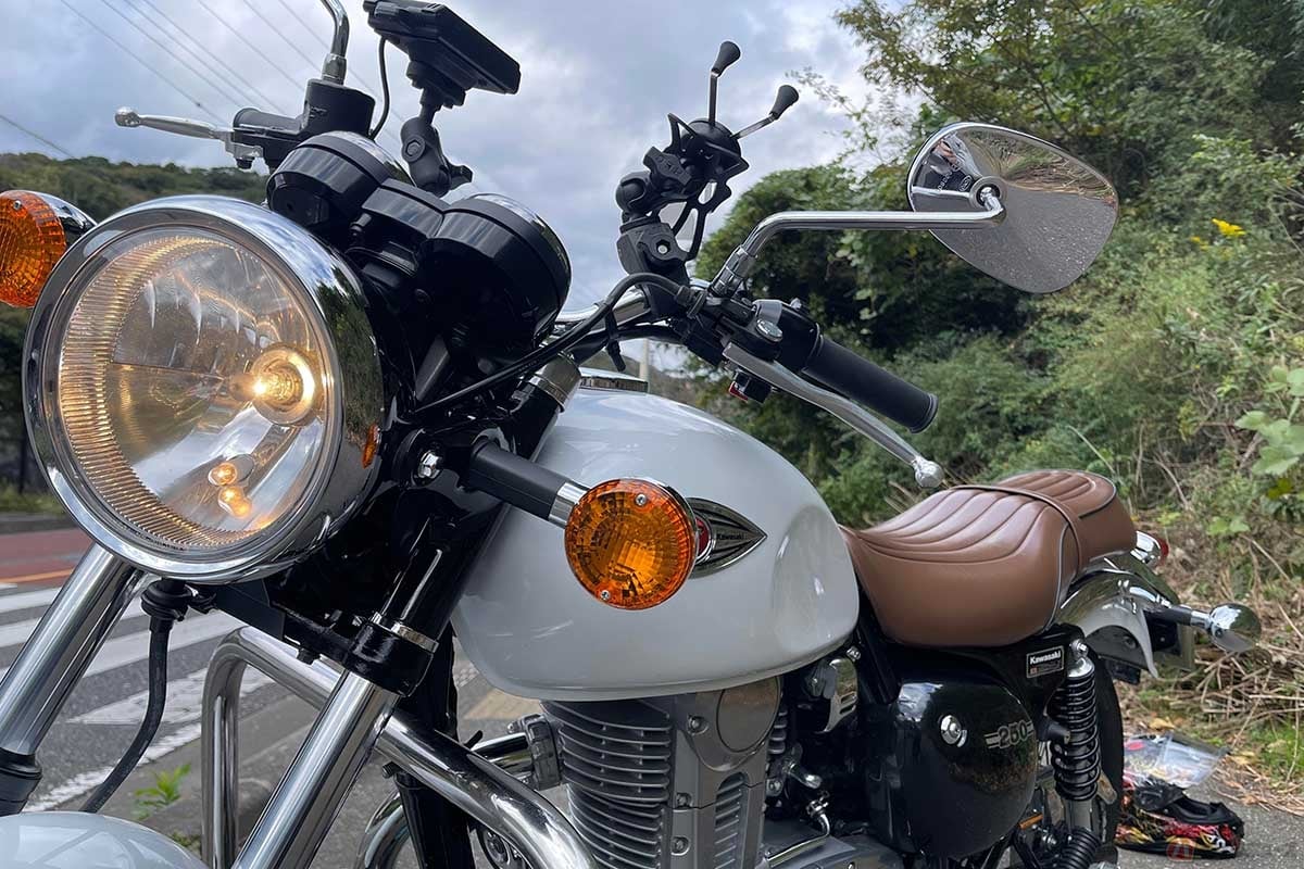 自然が五感で感じられることがバイクライフの醍醐味