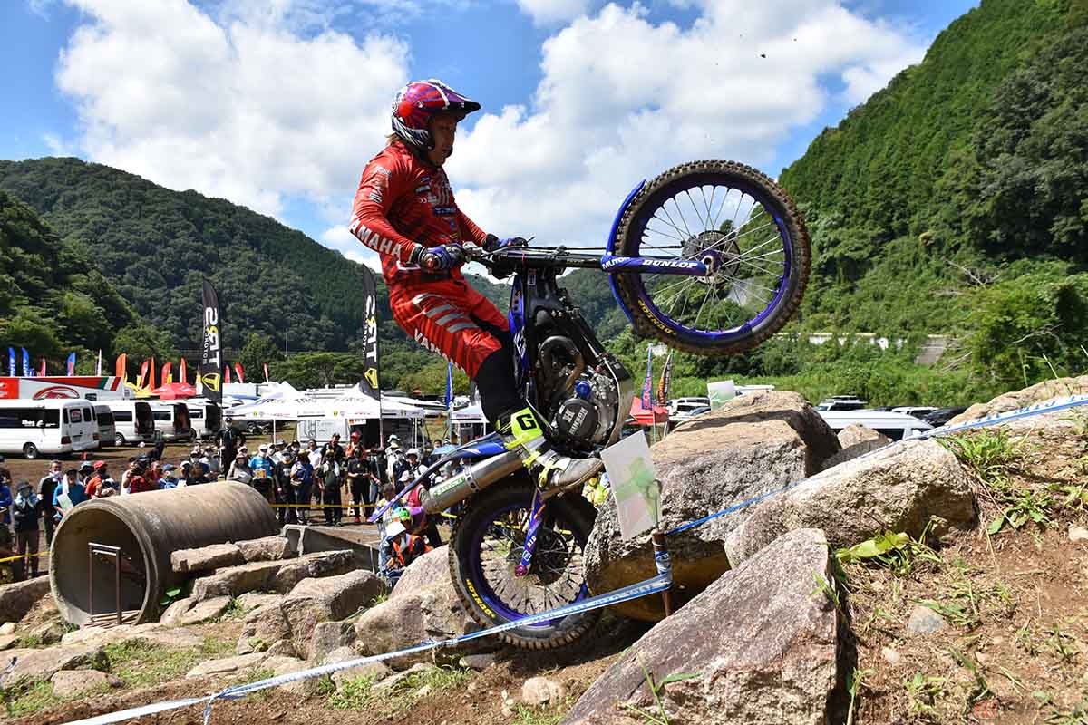全日本トライアルに参戦する野崎史高選手