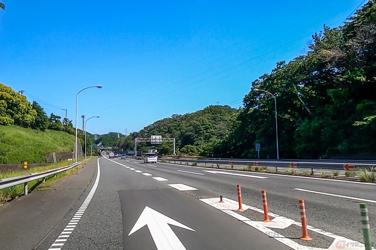 高速道路の合流ポイント