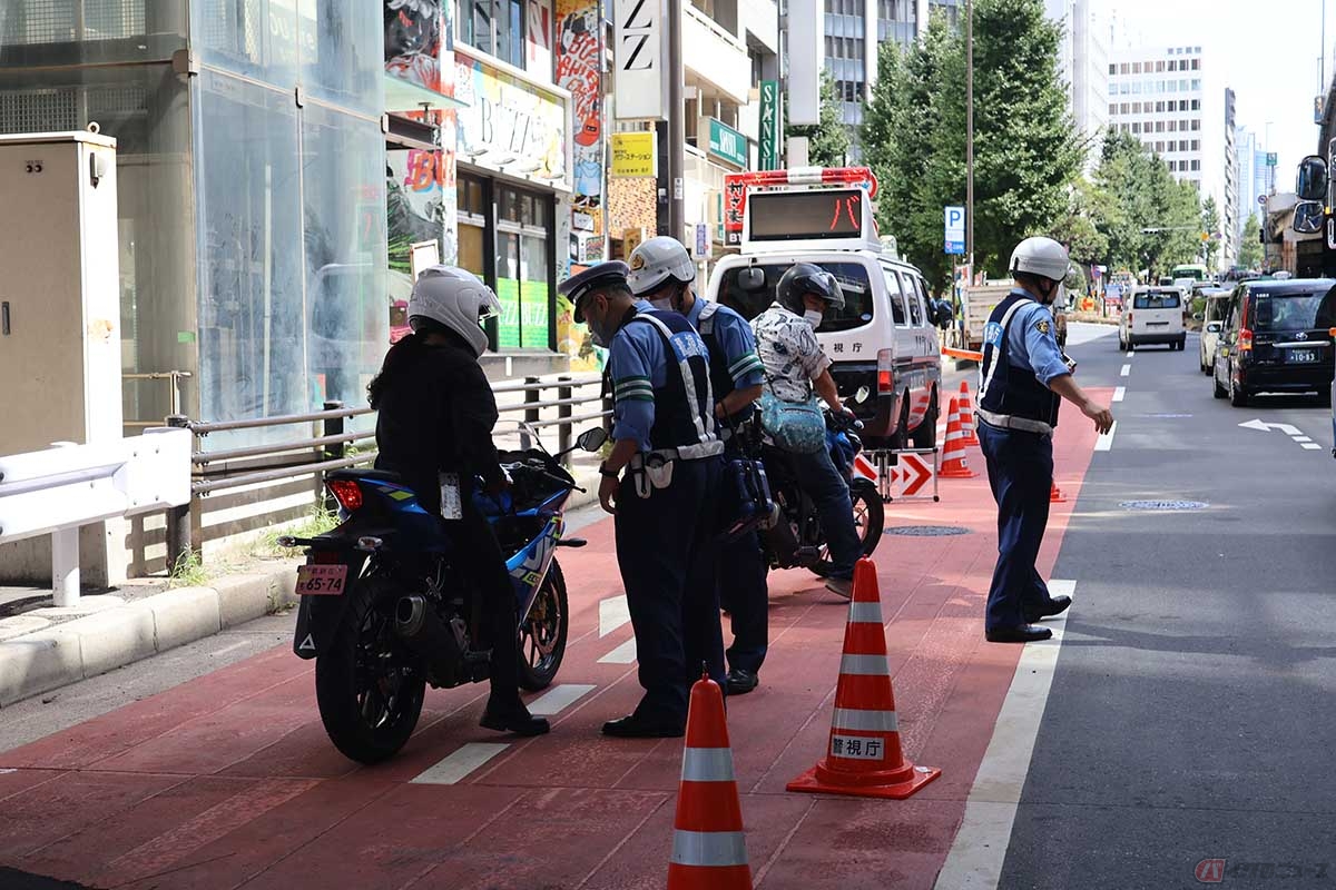 点数は違反内容によって変わる