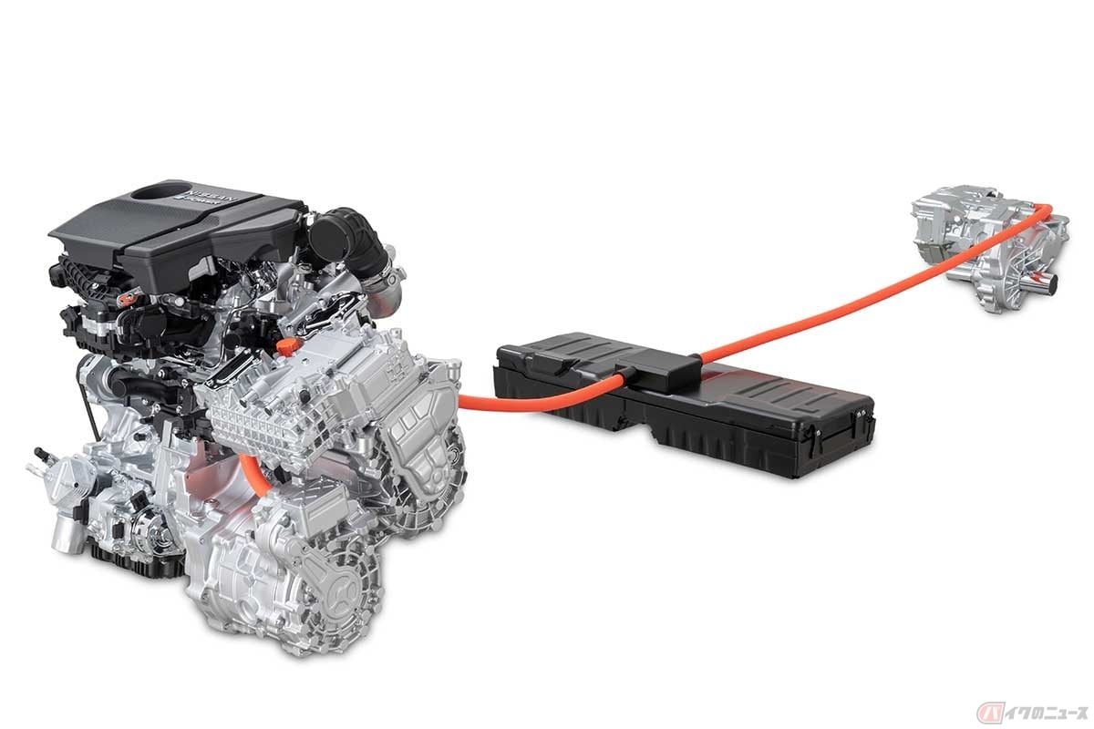 日産新型「エクストレイル」のパワートレインイメージ