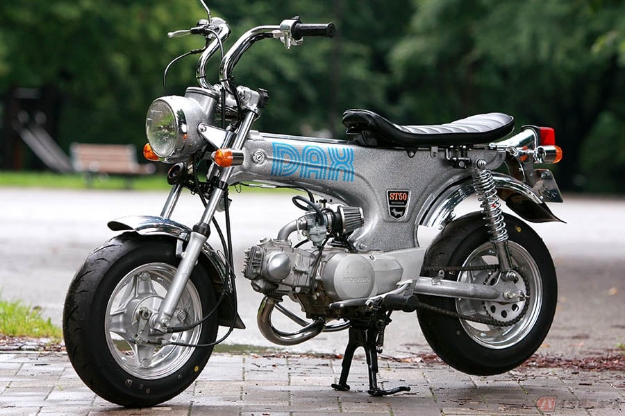筆者(佐賀山敏行)がかつて乗っていたHonda DAX50改88。もちろん原付二種登録済みです