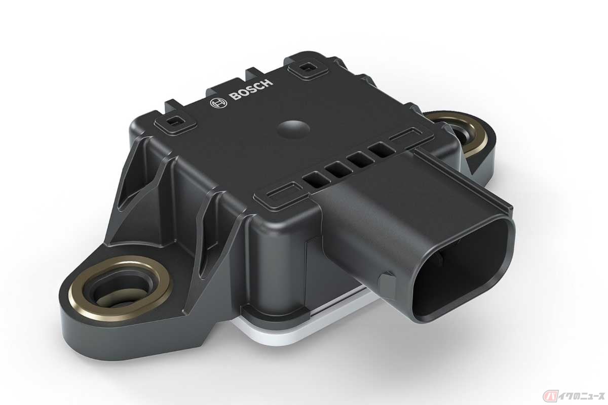 ドイツのボッシュ社製の6軸IMUは、ヤマハを除く国内メーカーや、欧州のKTMやBMW Motorrad等が採用している