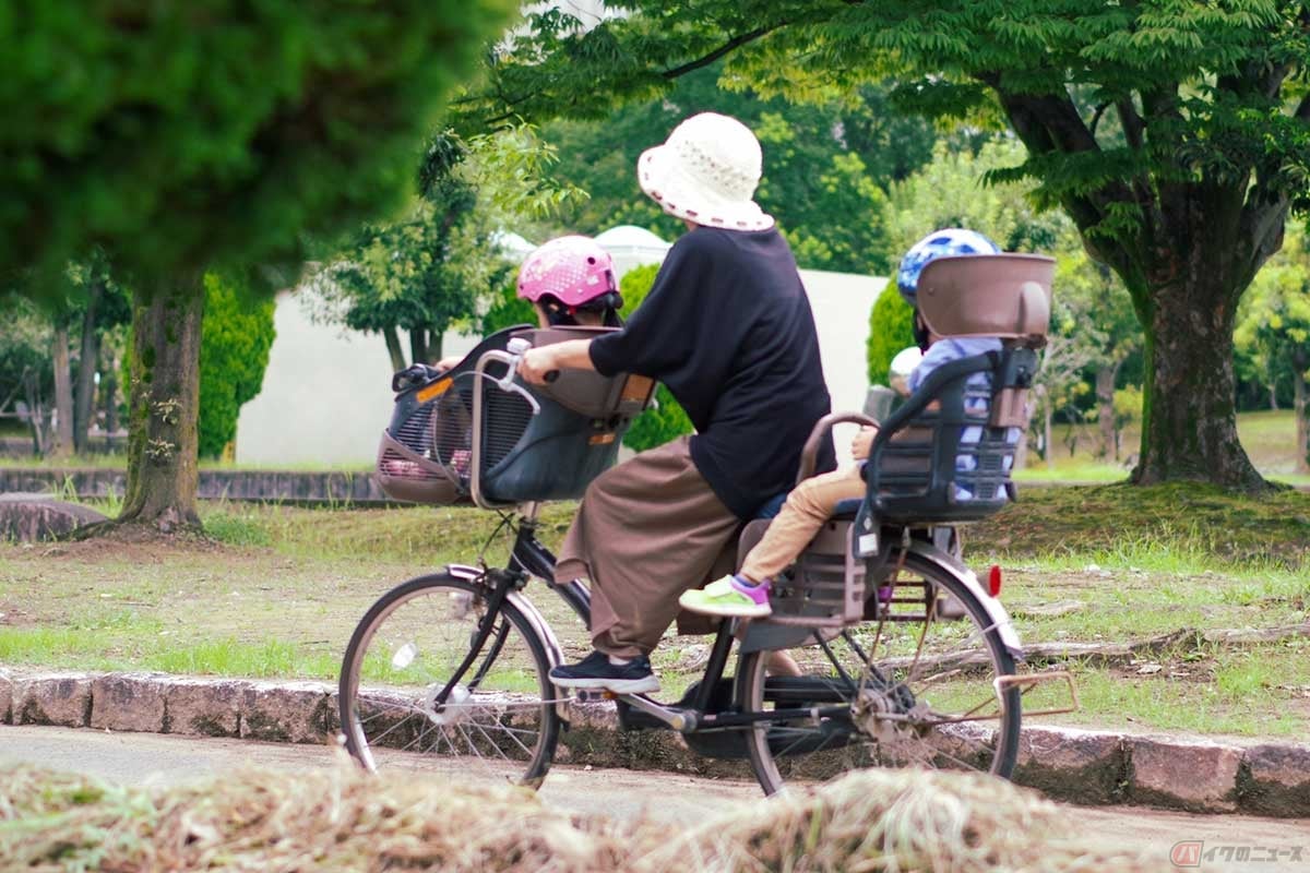 自転車乗員の想定体重は65kg!? 子供と買い物の荷物を載せたら……