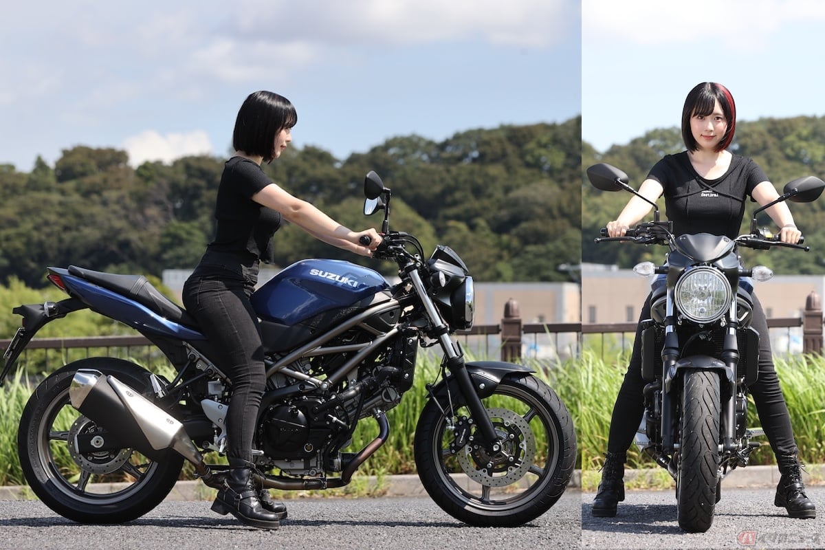 シート高は785mmで、この足つきのよさがあれば、ある程度は重くてもしっかり踏ん張れる