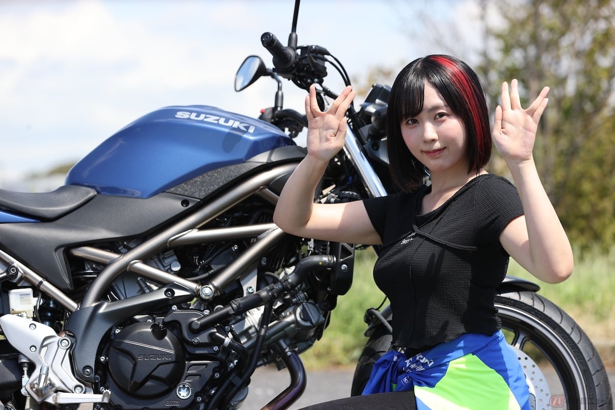 SV650はVツインエンジンが特徴的