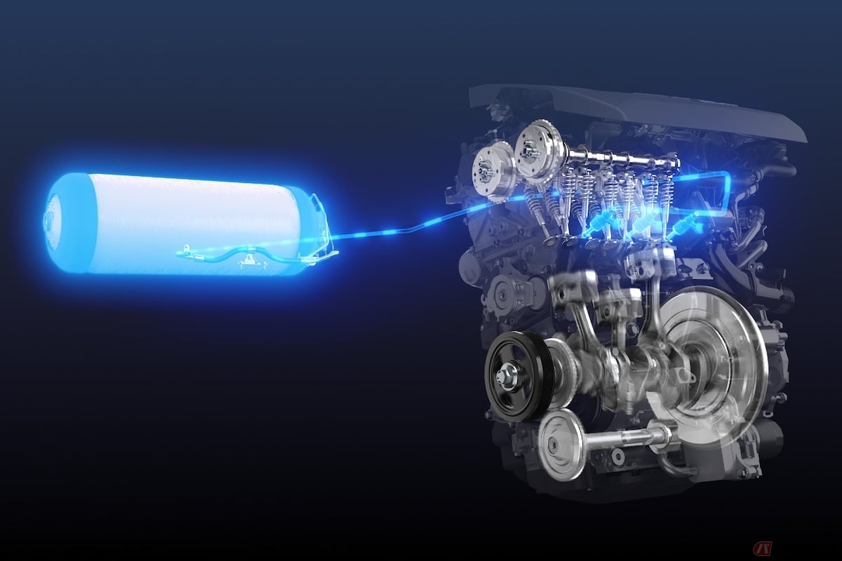 トヨタ自動車が開発を進めている水素エンジン