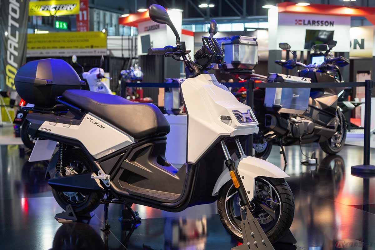 キムコの新型電動スクーター「i-Tuber」