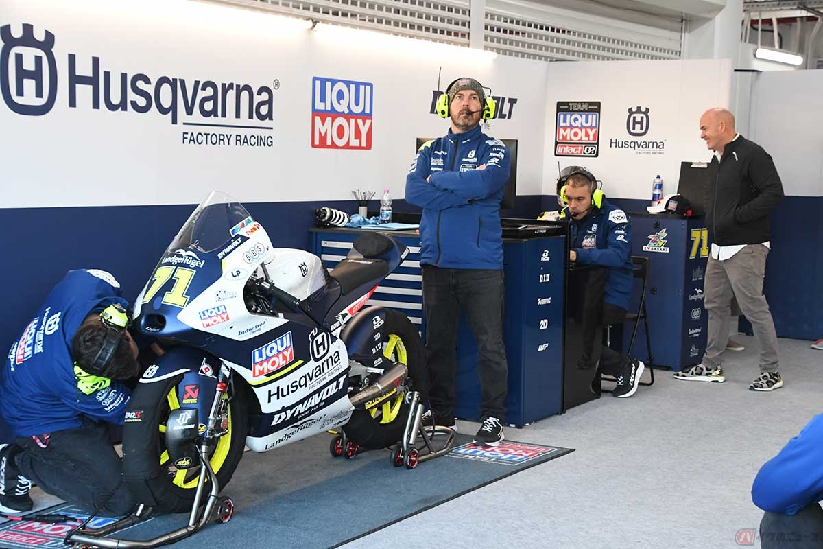 2022年に移籍したチーム、「リキモリ・ハスクバーナ・インタクトGP」とのレースも、バレンシアGPで最後