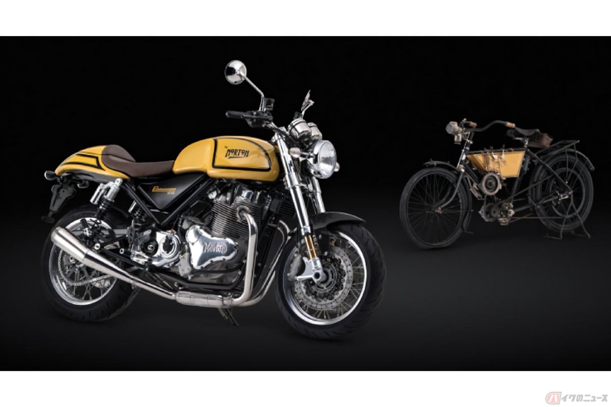 創立125周年を記念するノートン「Commando 961 LE ‘Energette’」と1902年から1906年まで生産された「Energette」