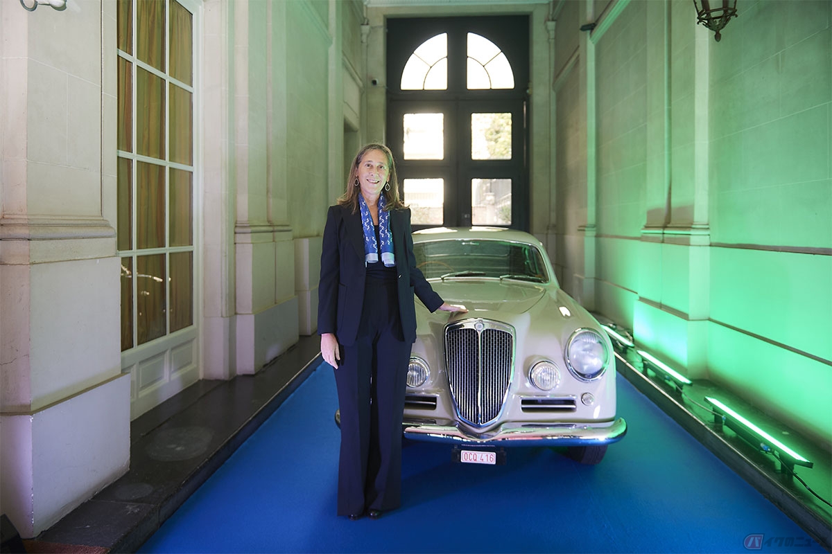 ランチア新型「Pu+Ra HPE」の発表会がおこなわれたブリュッセルのイタリア大使公邸の様子