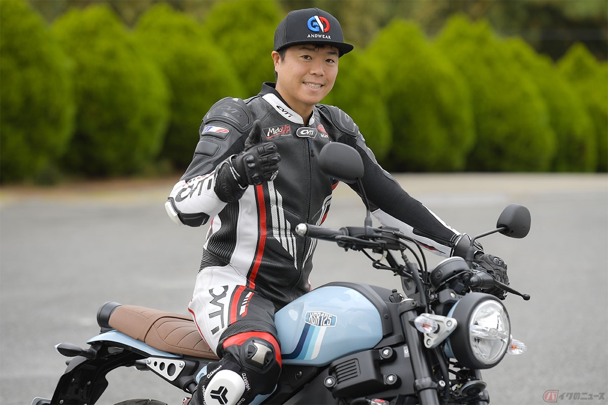 ヤマハ「XSR125」と大久保光選手