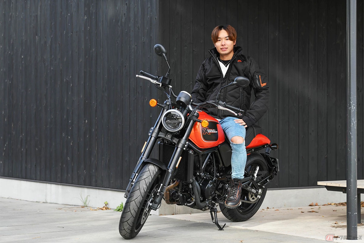 ハーレーダビッドソン「X500」と石塚健選手