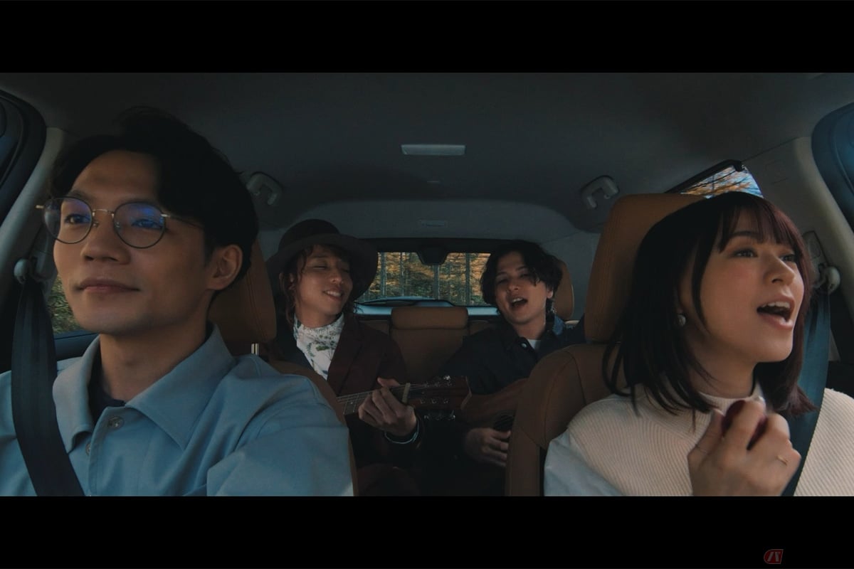 日産が公開した「エクストレイル」とツインリードボーカルバンド「Penthouse」とのコラボレーション動画「NISSAN X-TRAIL e-4ORCE presents THE CONCERT DRIVE」