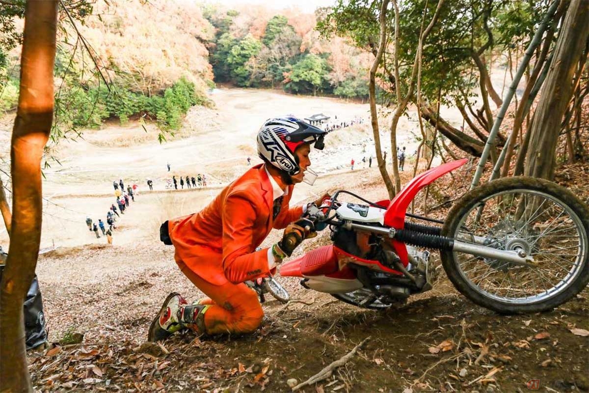ホンダ「CRF125F」で実際にレースに出てる時の様子