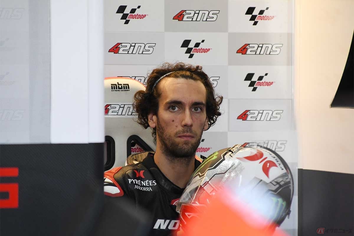 ミル選手同様、チーム・スズキ・エクスターから移籍となるアレックス・リンス選手。2022年までスズキで戦ったライダー2人がホンダに加入する形となった