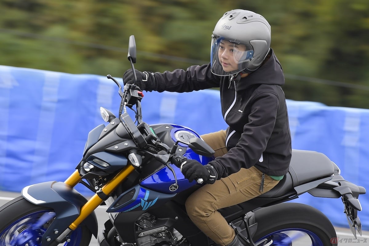 ヤマハの125cc試乗会で乗らせていただいた「MT-125 ABS」です