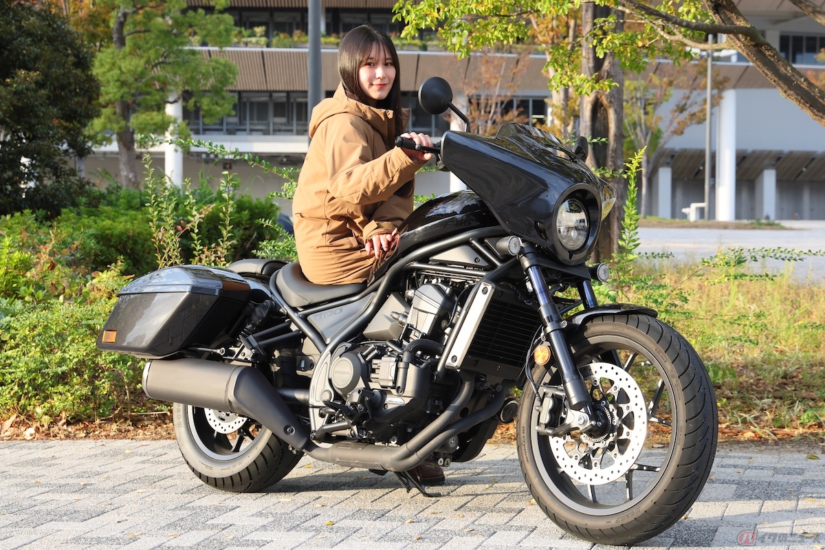 自分でモード設定ができて、楽しく走ることができる「レブル1100T DCT」