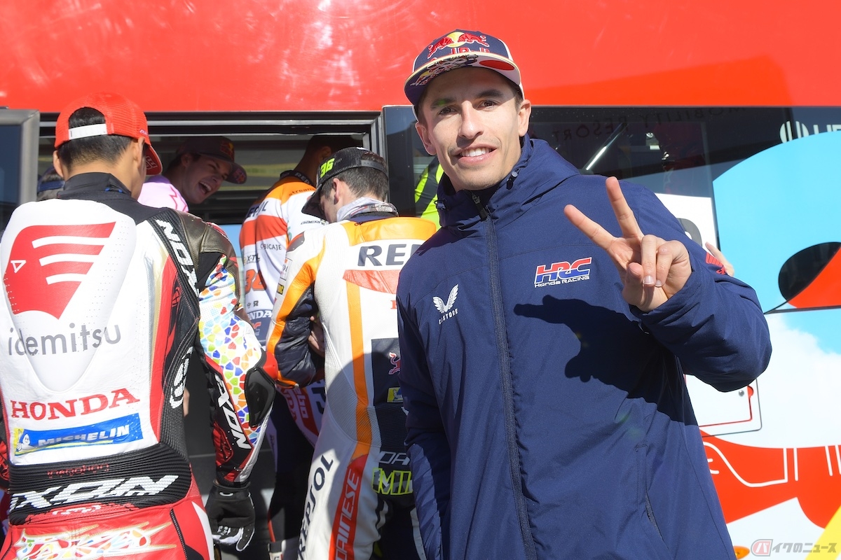 HONDA Racing THANKS DAY 2023に参加したマルク・マルケス選手