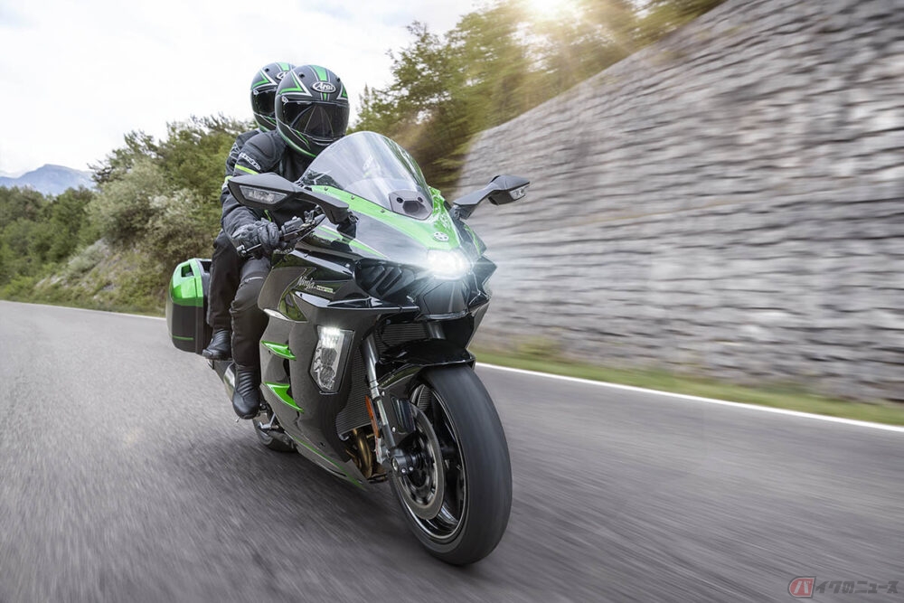 カワサキ「Ninja H2 SX SE」 新色を採用した2024年モデルを発売