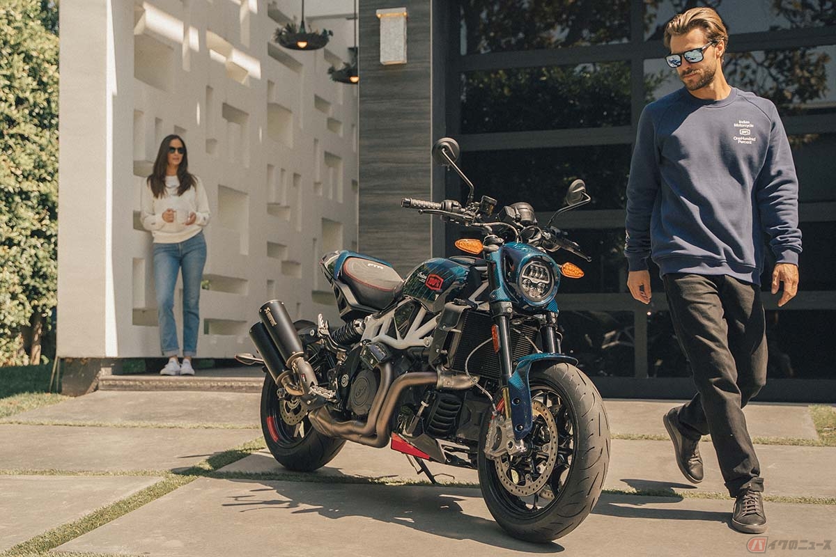 世界限定400台のインディアンモーターサイクル「FTR x 100% R Carbon」