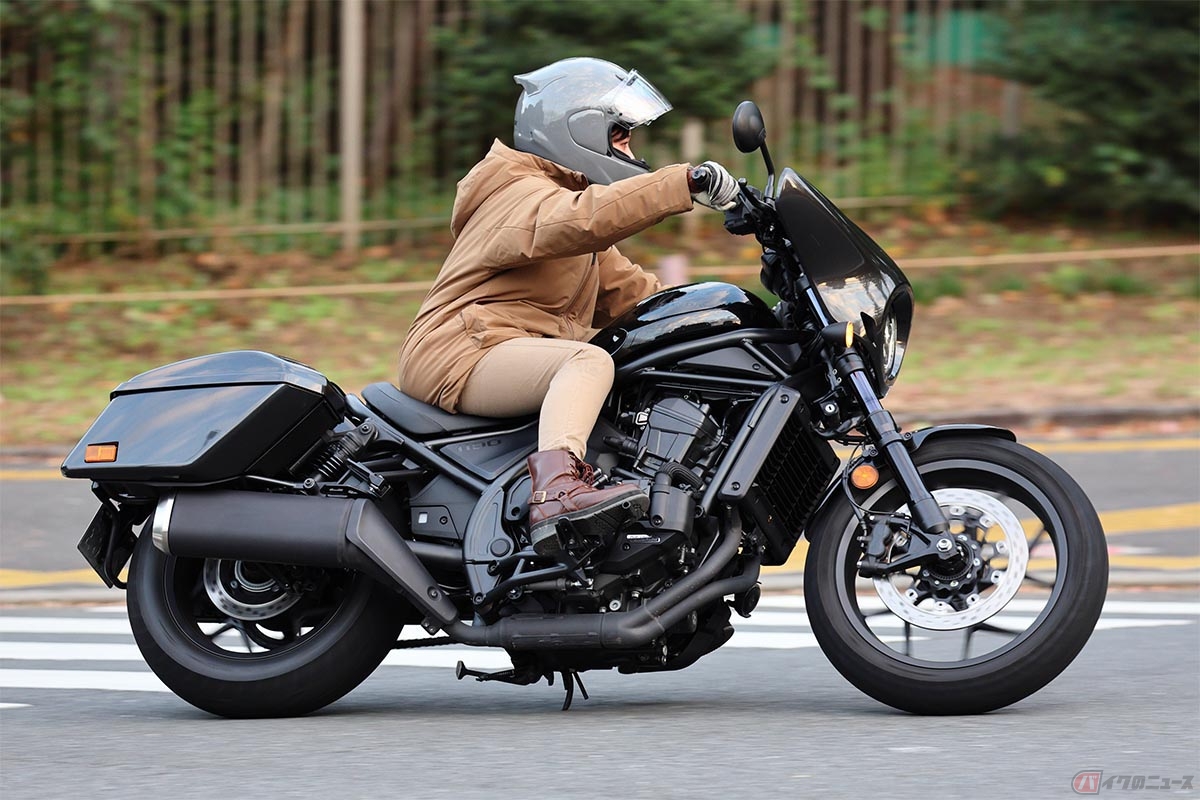  デュアル・クラッチ・トランスミッション(DCT)が搭載されたホンダ「レブル1100T DCT」