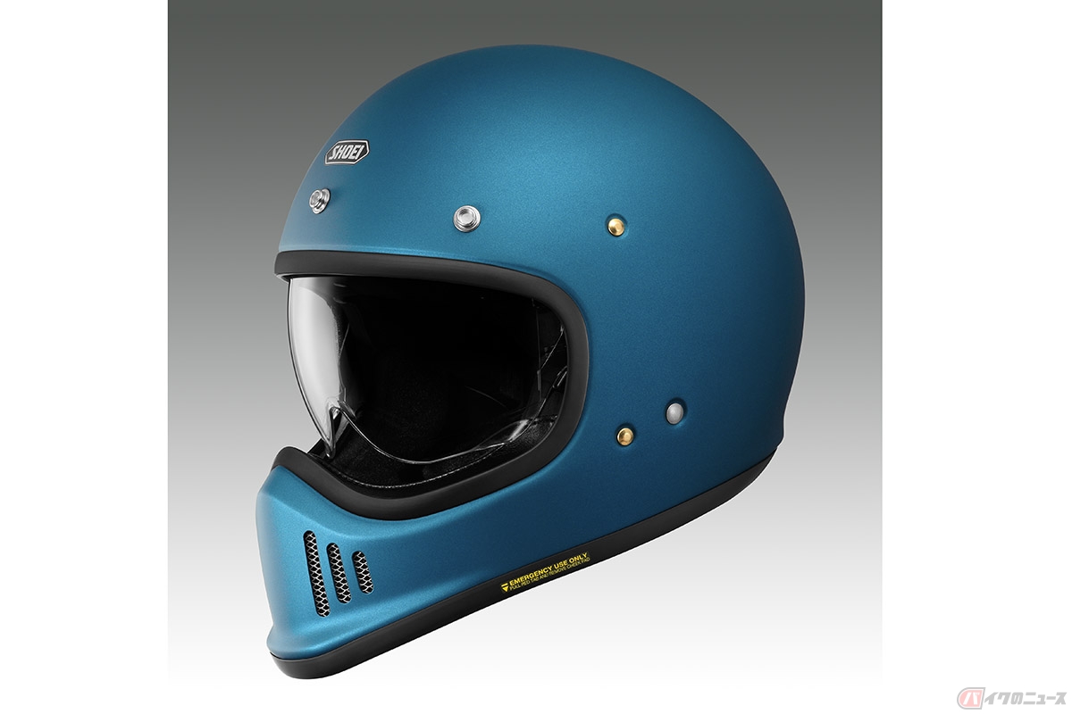 SHOEI「EX-ZERO」の新色(マットラグナブルー)