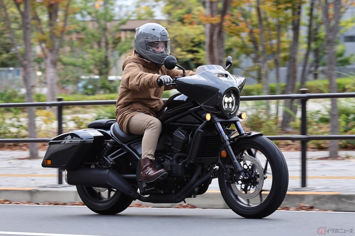 走行中はずっと「DCTモデル最高〜!」って叫んでたホンダの大型クルーザーモデル『Rebel 1100T DCT』