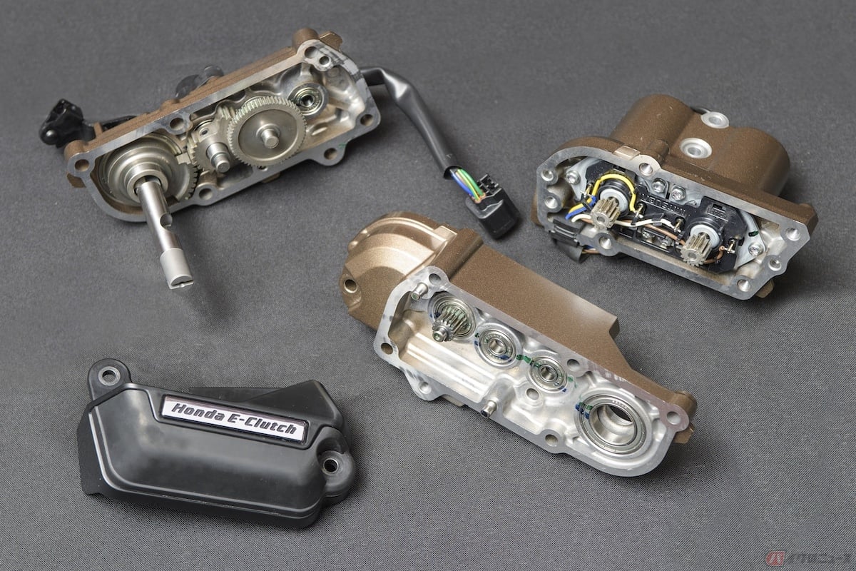 ホンダのMT二輪用電動クラッチ「Honda E-Clutch」