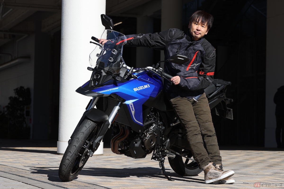 スタイリッシュな車体を手に入れたVストローム800はお買い得感がかなり高いモデルと言える